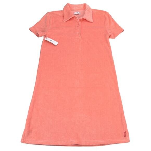 Aritzia Tna Yale Terrycloth Polo Dress Woman Size XS - Picture 2 of 6